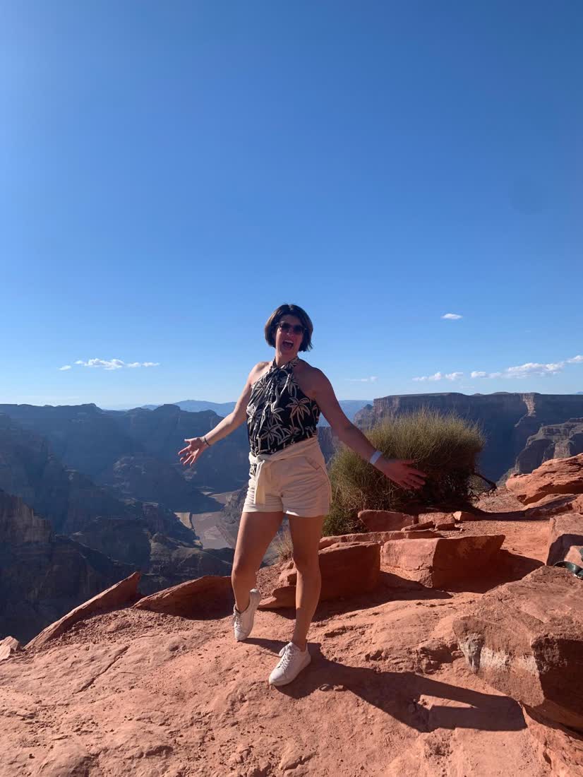 Uitzicht over de Grand Canyon in het westen van Amerika