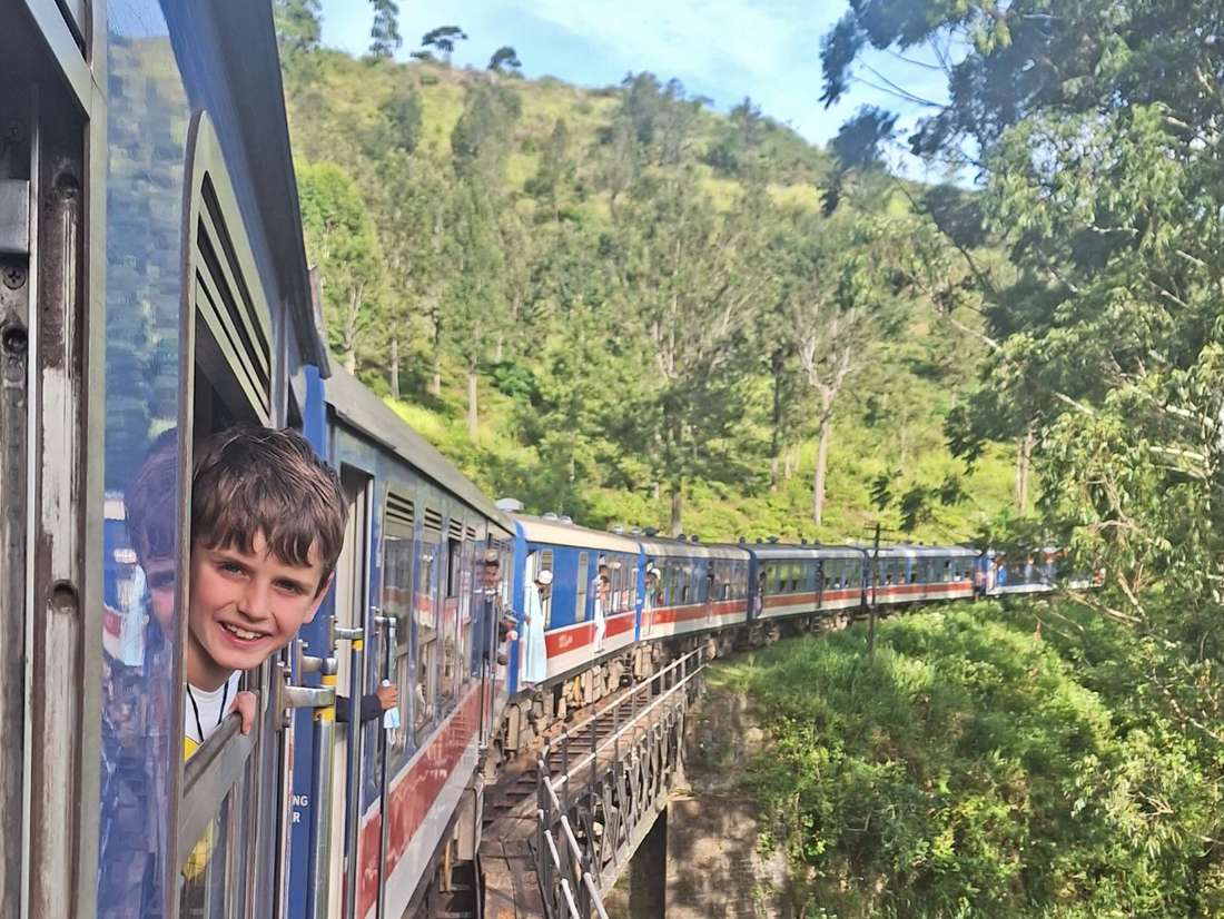gezinsinterview: reizen met kinderen in Amerika en Azië. Met de trein door Sri Lanka