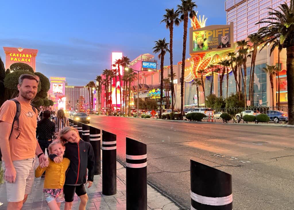 Las Vegas met kinderen, Nevada, Amerika