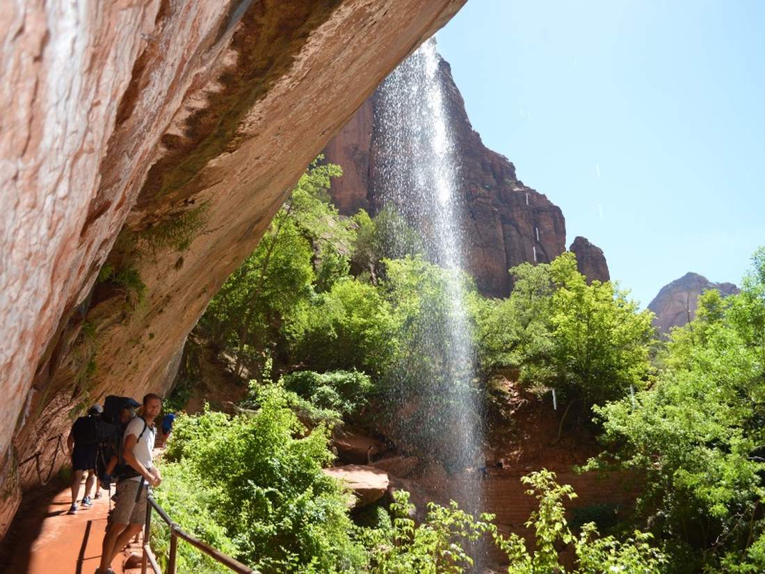 Wandelen in Zion NP: naar Emerald pool