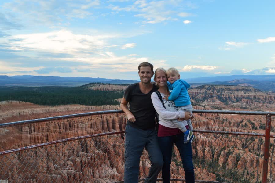 Bryce Canyon met kids, Utah, Amerika