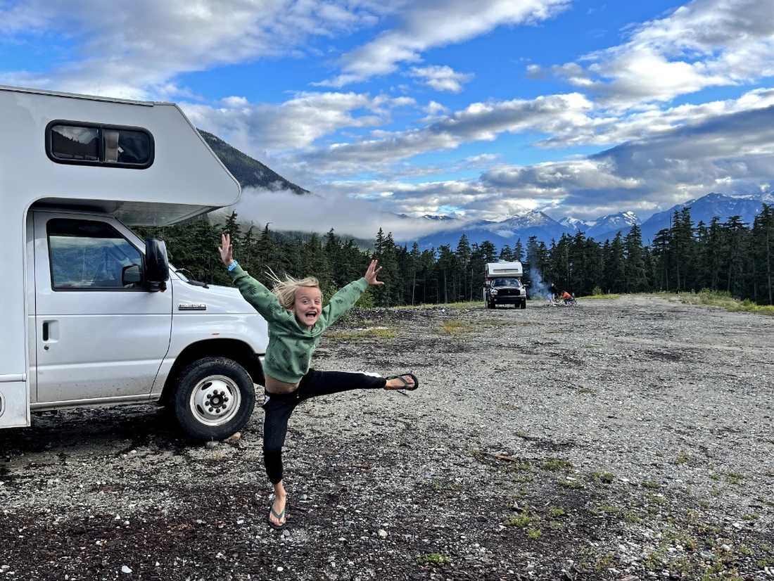 Wildkamperen kan ook heel goed aan de Sea to Sky Highway