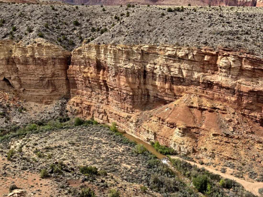 Bezoek je Capitol Reef met kinderen? Wandel dan zeker de riverwalk trail.