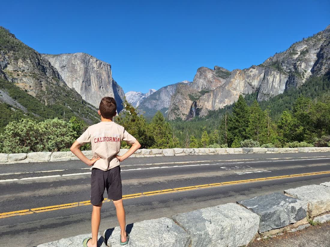 Uitzicht over Yosemite, Californië, Amerika