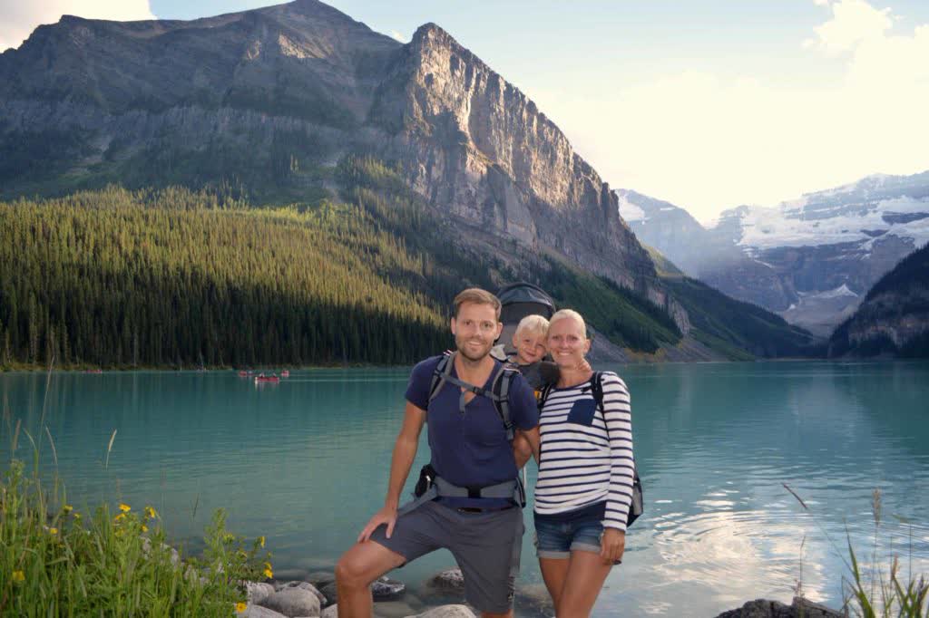 Lake Louise in de Rocky Mountains in Alberta, West-Canada