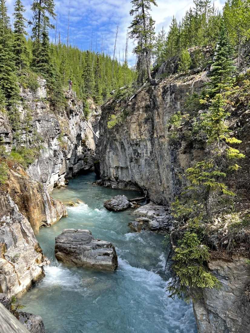 Marble Canyon in Kootenay National Park, British Columbia, West-Canada