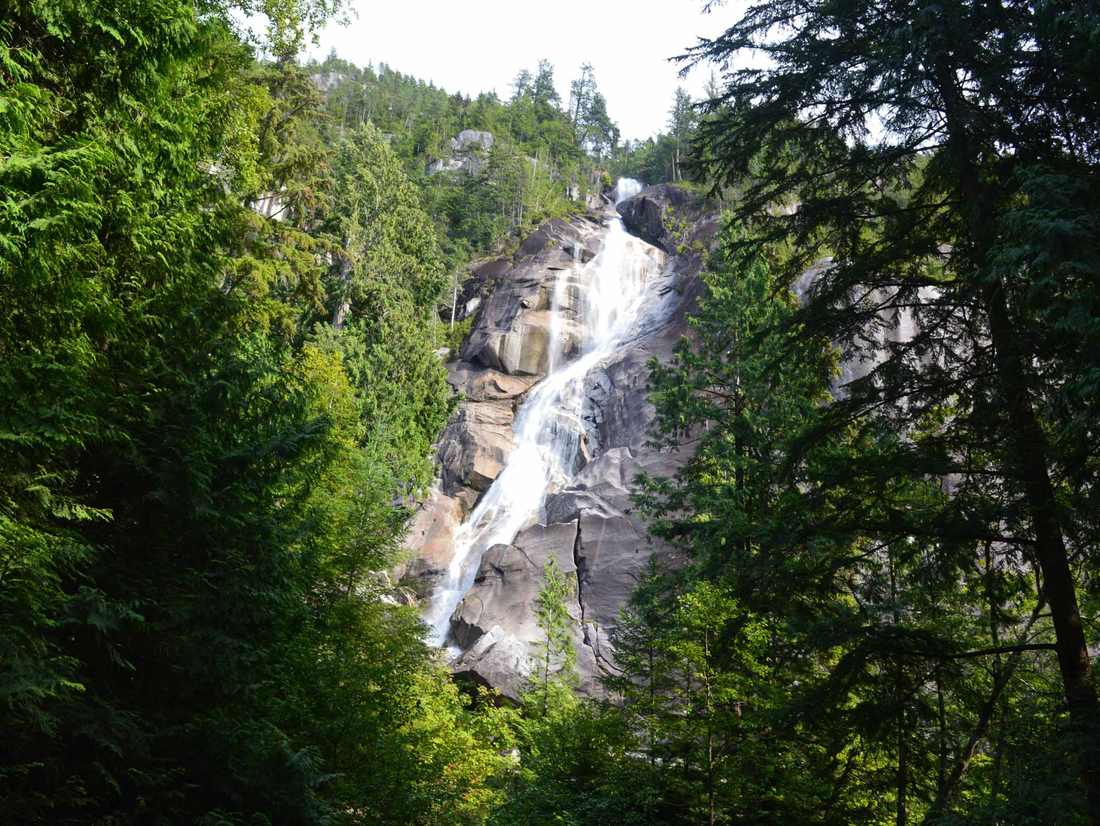 Gewoon langs de weg: Shannon Falls in Canada