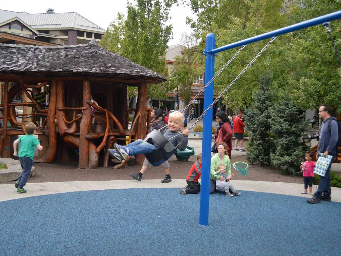 En even lekker spelen in Whistler