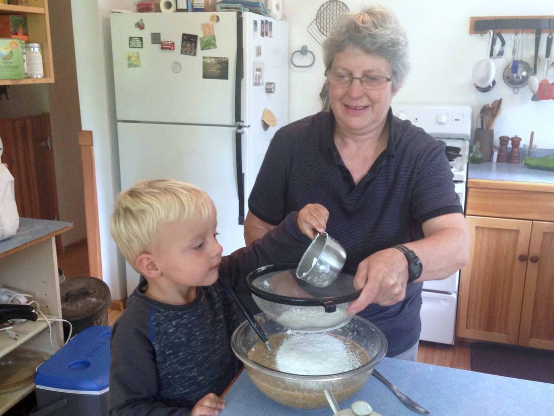 Cake bakken met Oma Cathy