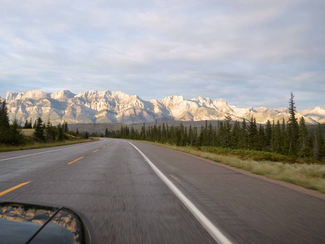 Onderweg door de Rocky Mountains in Canada