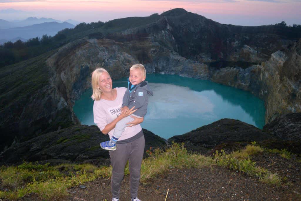 de Kelimutu vulkaan op Flores, Indonesië