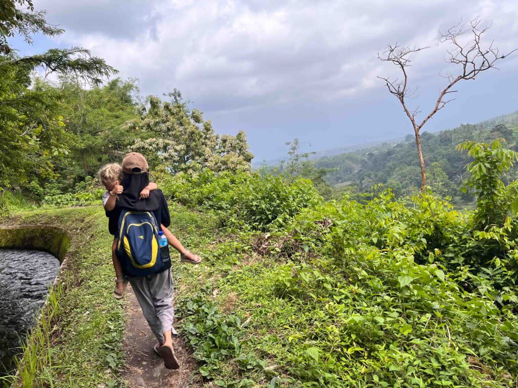 Een waterval bij Senaru, Lombok