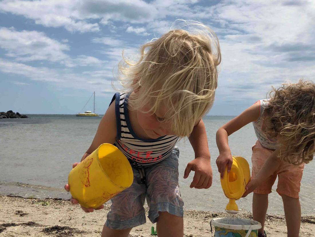 Naar het strand, gewoon omdat het kan.