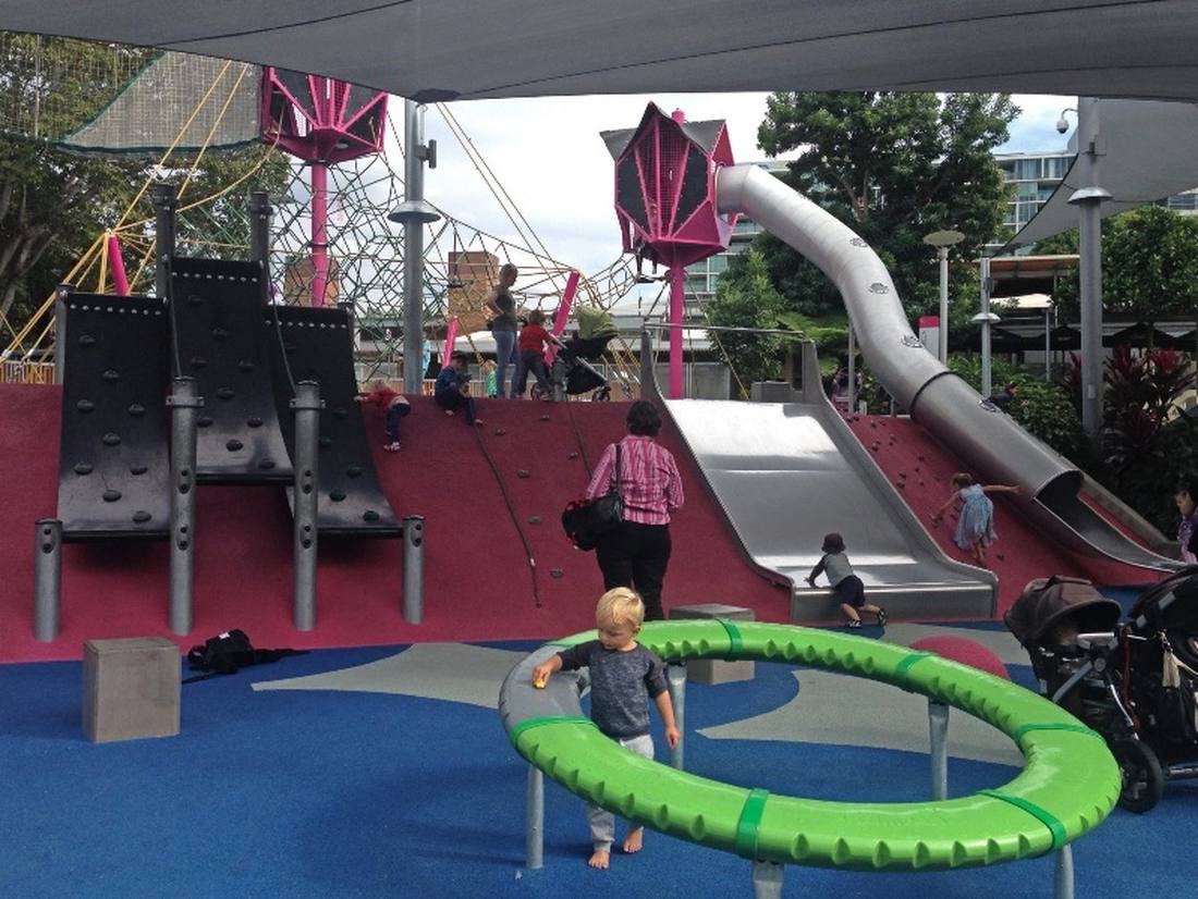 Spelen in Brisbane Australie