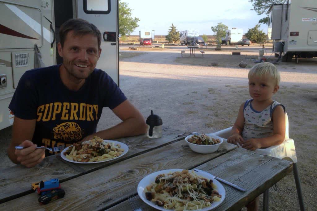 Zelf koken in de camper, het westen van Amerika