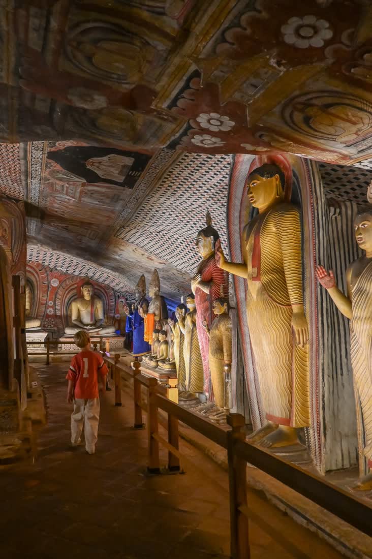 Een tempel in Sri Lanka