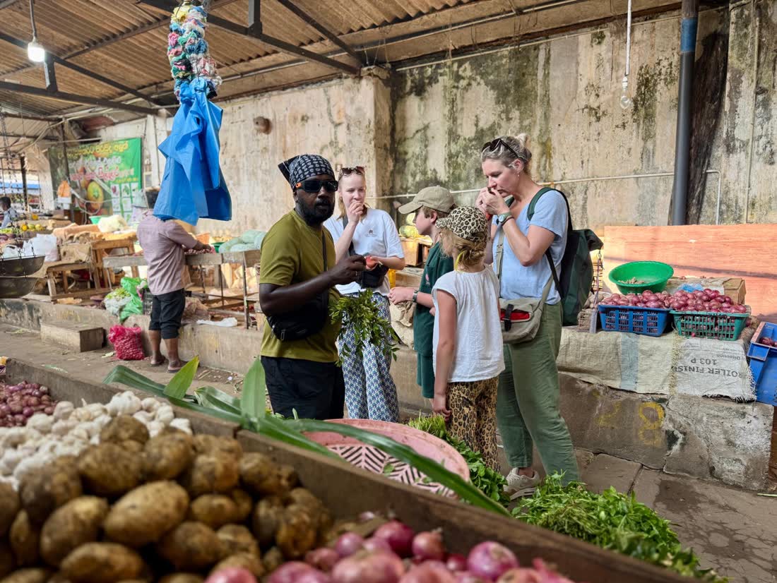 Op de markt in Galle, de zuidkust van Sri Lanka