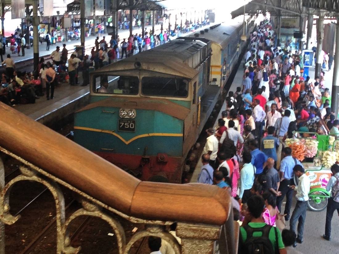 Met de trein in Sri Lanka