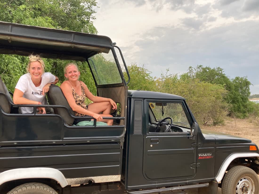 Safarijeep in Gal Oya National Park, Sri Lanka