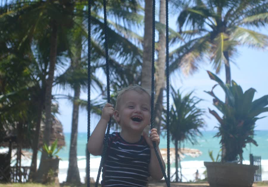 Snorkelen met een uv-shirt aan, Sri Lanka