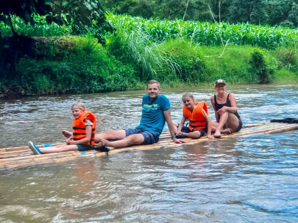 bamboeraften, Thailand