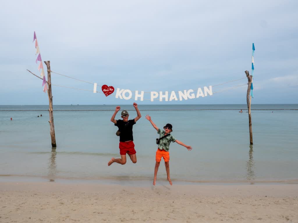 De rustige kant van Koh Phangan, de Golf van Thailand