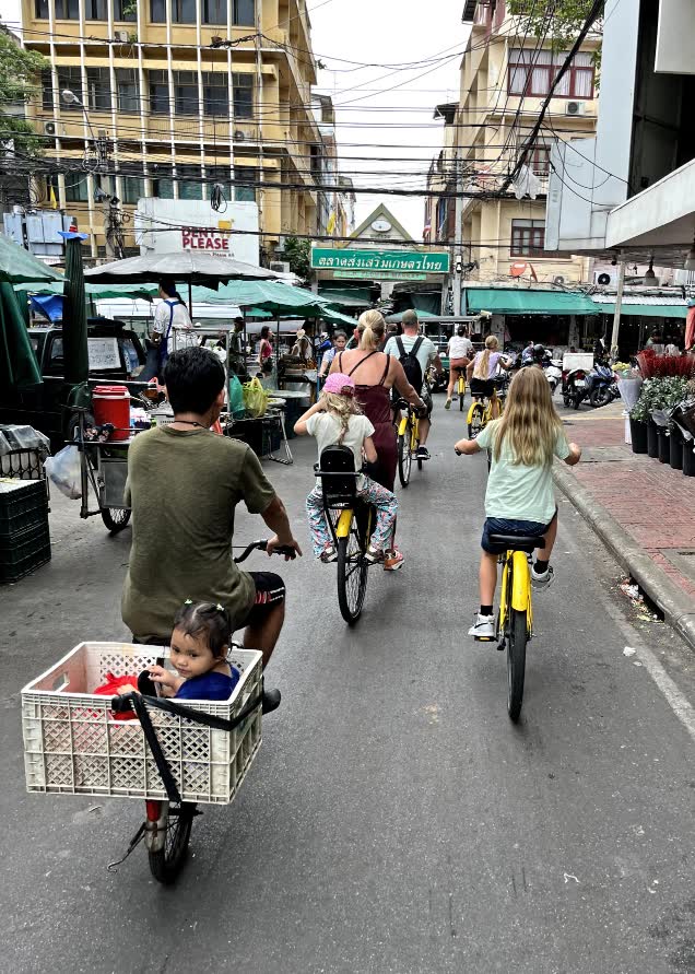 fietstour door Bangkok met kinderen, Thailand