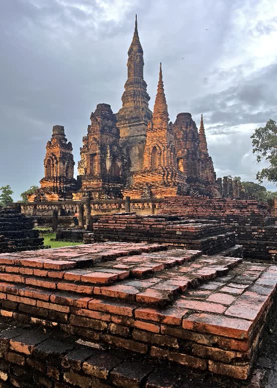 tempels van Sukhothai, Midden-Thailand