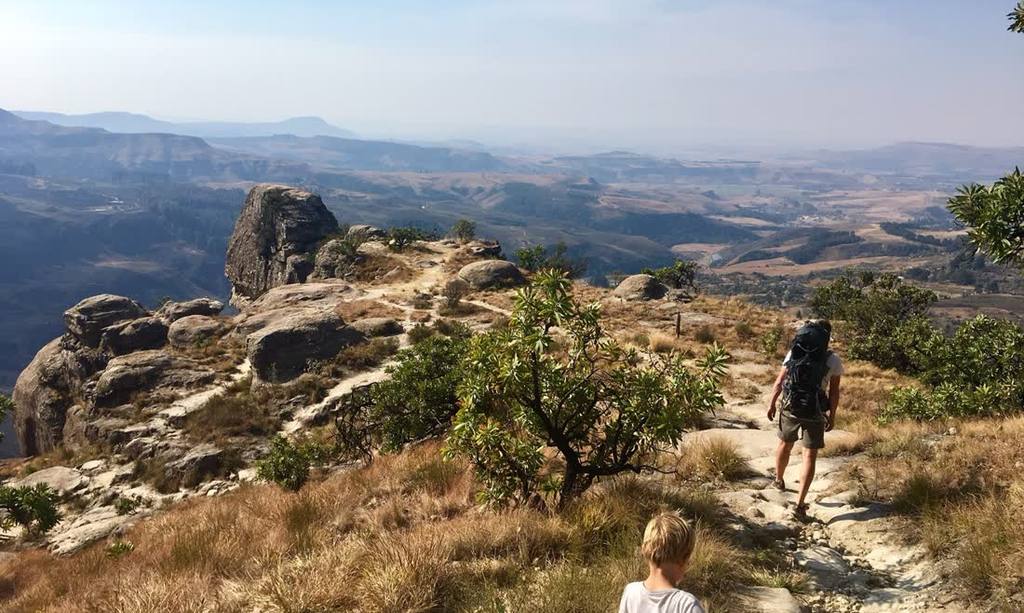 Wandelen in de Drakensberg, Zuid-Afrika