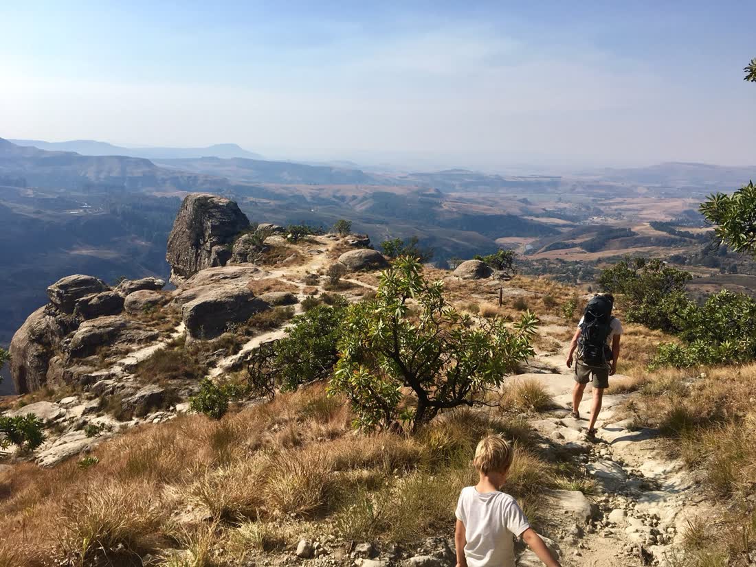 Wandelen in de Drakensbergen, Zuid-Afrika