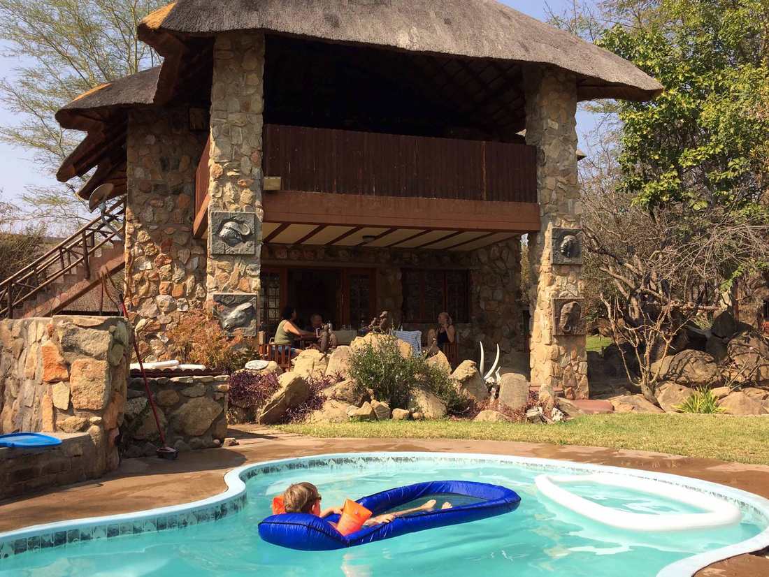 Lekker zwemmen tijdens onze rondreis door Zuid-Afrika met kinderen