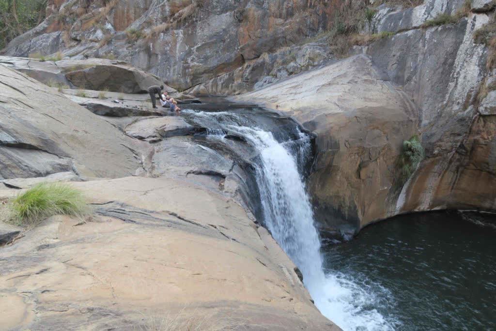 En dan deze watervallen om de hoek van onze kampeerplek, Zuid-Afrika
