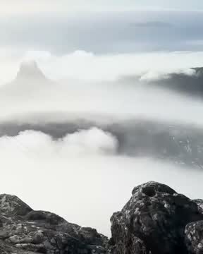 Uitzicht over Kaapstad en de baai vanaf de Tafelberg