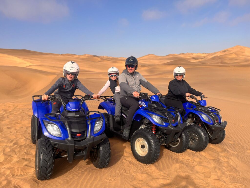 Sylvia - reis naar Namibië quad bike