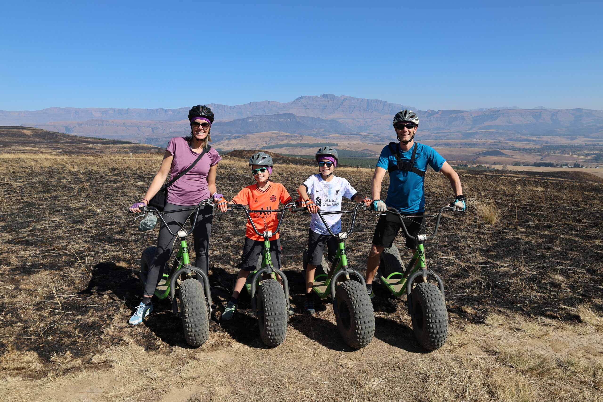 Familiereis Zuid-Afrika Jeffrey en Maureen. Steps Drakensbergen.
