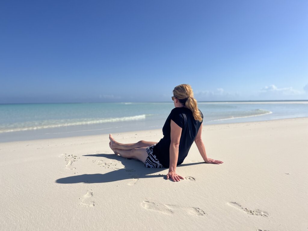 Op het strand van Pemba in Tanzania